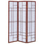 Colby - 3-Panel Folding Floor Screen - Brown / White