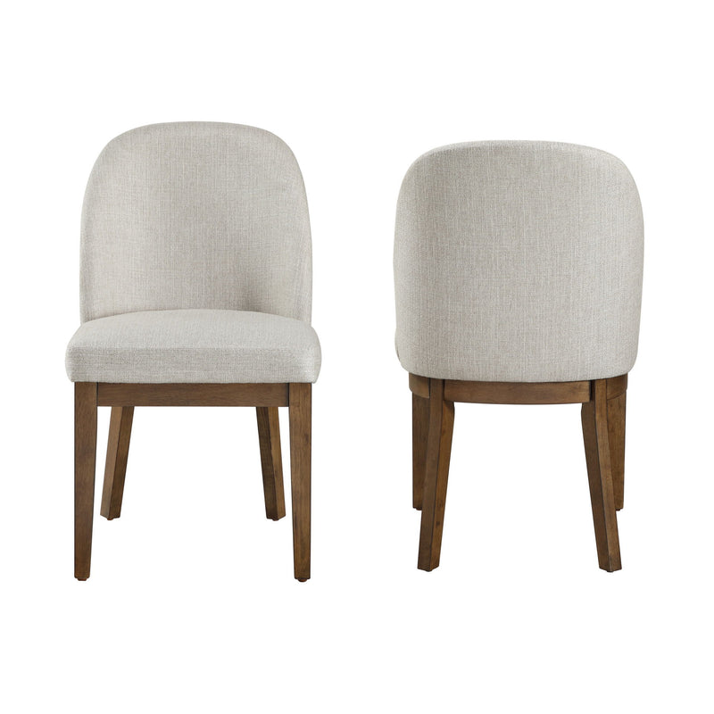 Phoenix - Dining Chair (Set of 2) - Chestnut / Light Gray