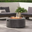 Round Iron Fire Pit With 40, 000 Btu