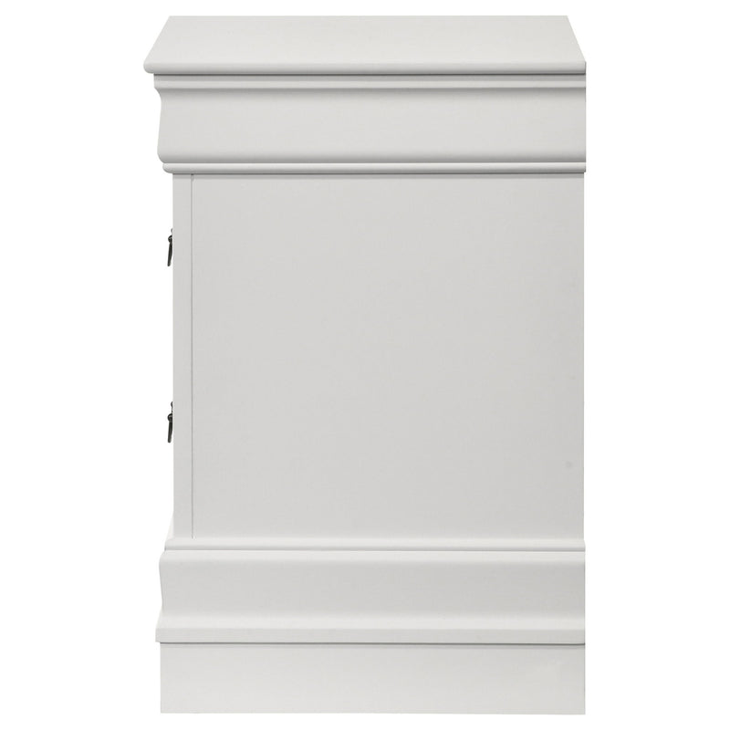 2 Drawer Nightstand - White