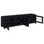 Arnaud - 3 Piece TV Stand Set With Storage - Black