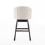 360 Degree Swivel Bar Stool With Stunning Nailhead Trim (Set of 2)