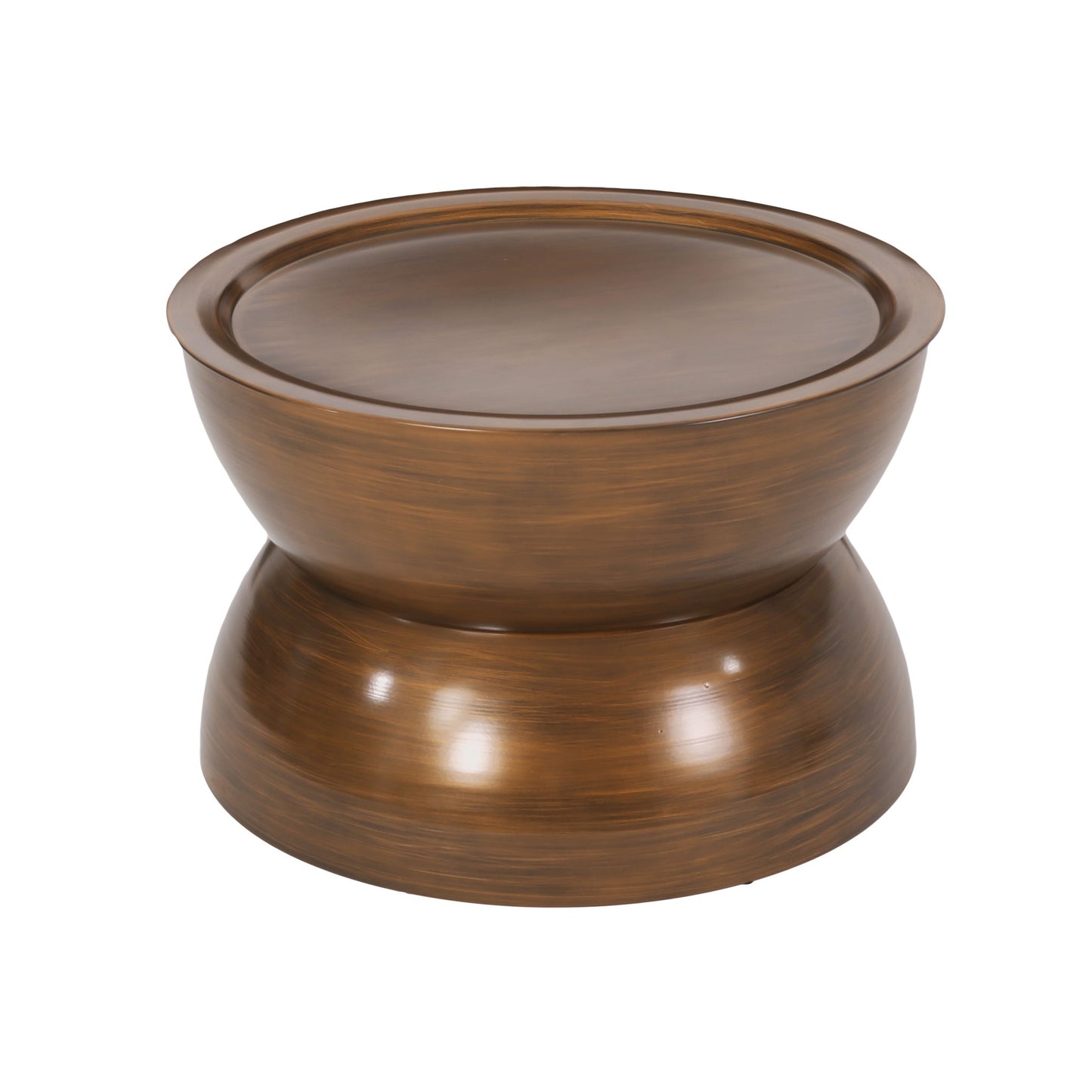 Sparling - Modern Iron Hourglass Coffee Table