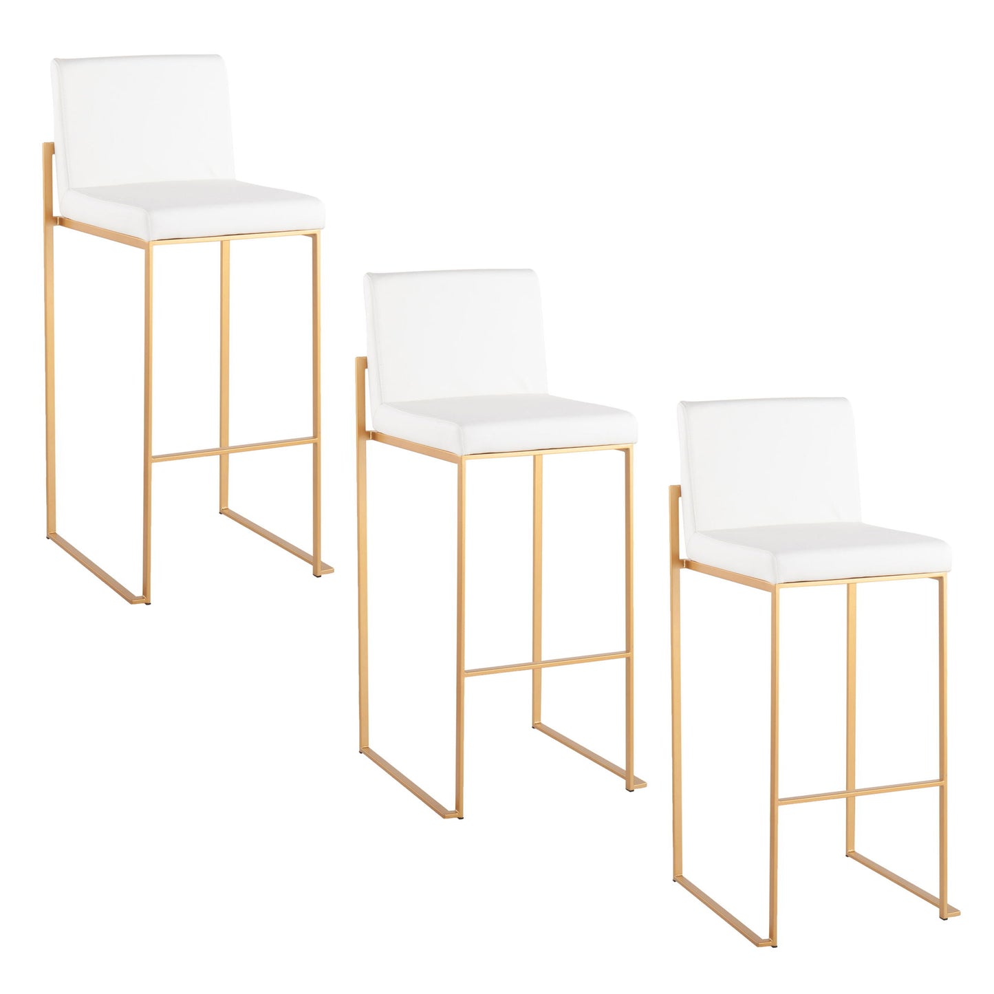 Fuji - Contemporary Design High Back Barstool