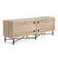 4 Door TV Cabinet, 2 Storage Spaces, Adjustable Shelves