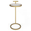 Brook - C Side Table - White / Gold