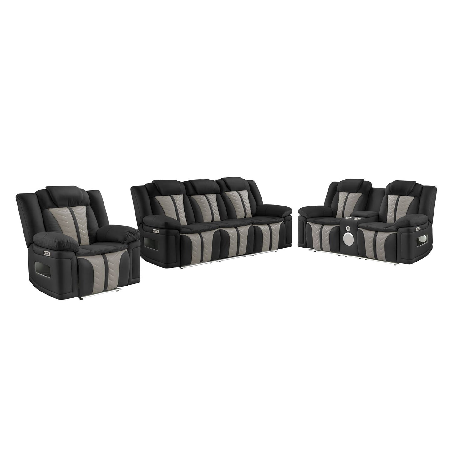 Cruiser - Power Reclining Set With LED Lighting
