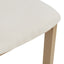 Modern Upholstered Armless Dining Chairs With Metal Legs