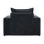 Upholstered Accent Chair With Wide Armrests And Ergonomic Back Support
