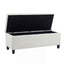 Upholstered Storage Ottoman Bench
