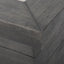 Anchorage - Wood Square Fire Pit 40, 000 Btu - Gray