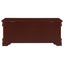Chest With Curved Moldings And Bracket Feet - Brown