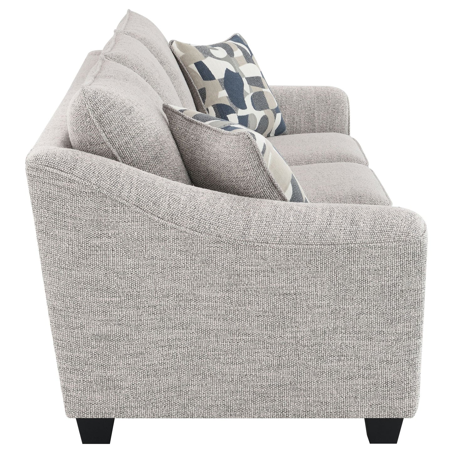 Mingle ] Upholstered Sofa - Light Gray
