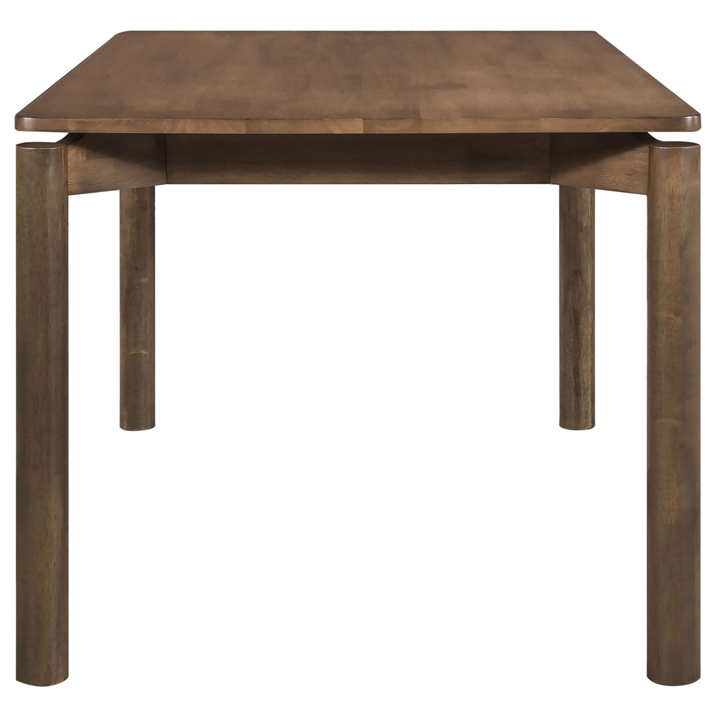 Svenstra - Rectangular Dining Table Set With Armless Side Chairs, Wood, Natural Walnut, 59 X 35.5 X 30 Inches