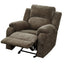 Upholstered Manual Recliner Chair With 3 Adjustable Backrest Positions