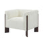 Accent Chair With Tight Back For Living Room
