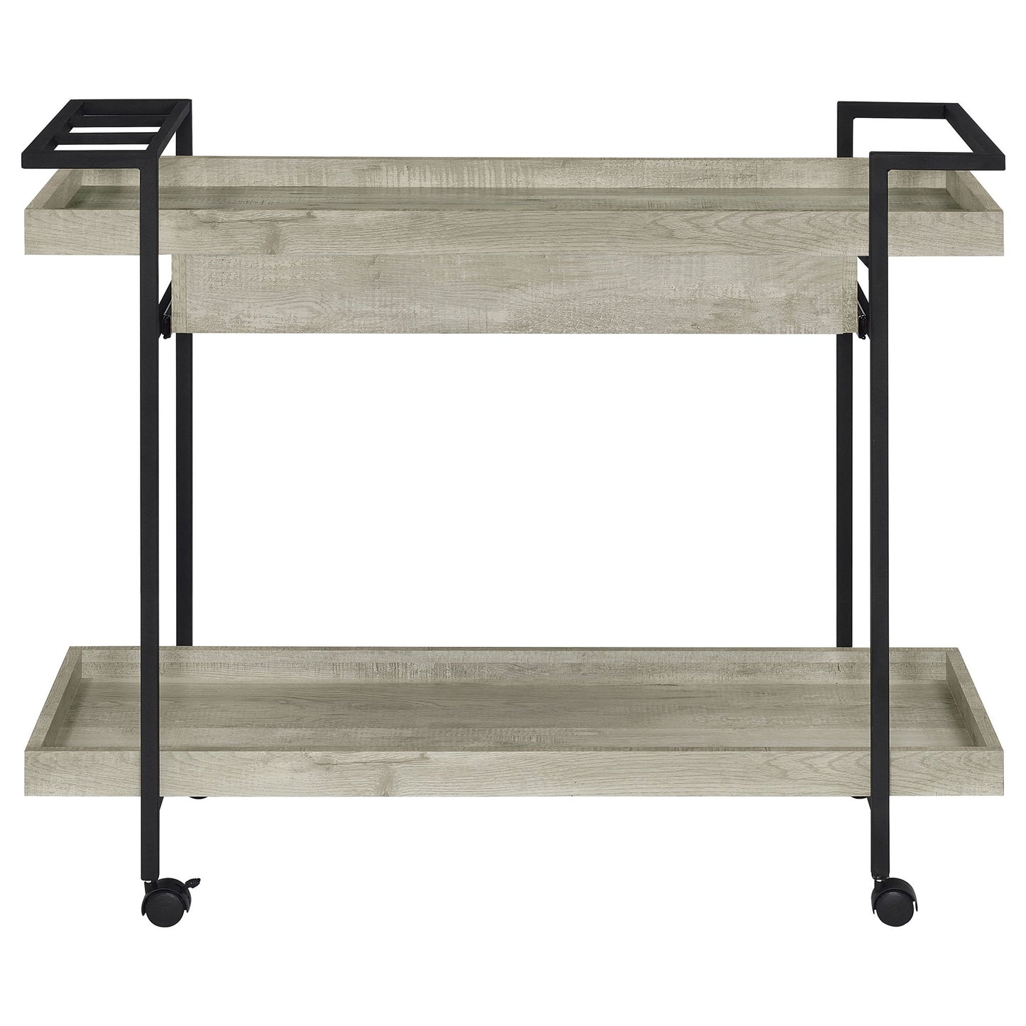 Begonia - 1 Drawer Cart - Driftwood