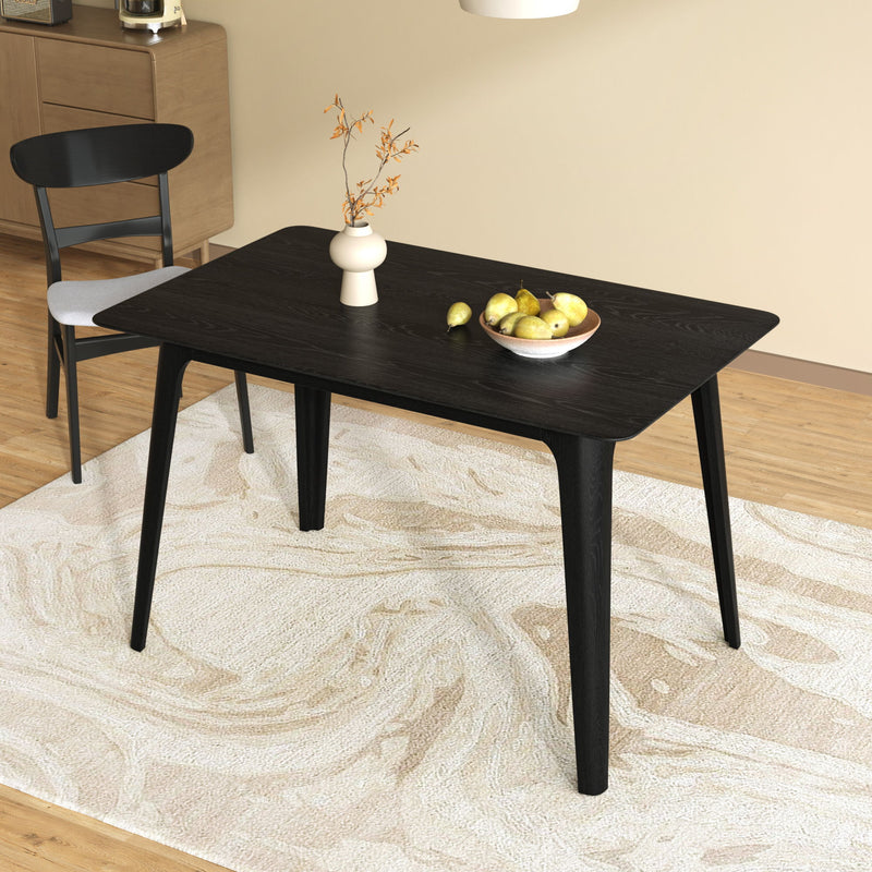 Mesa de comedor rectangular - Negra