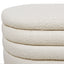 Fuji - Upholstered Oval Storage Bench
