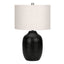 Lighting, Table Lamp, Ceramic, Contemporary - Black / Cream
