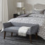 Elegant Design Bench Upholstery, Solid Wood Frame