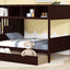Bunk Bed With Shelfs, Storage Staircase And 2 Drawers