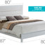 Transitional Modern Design Bed