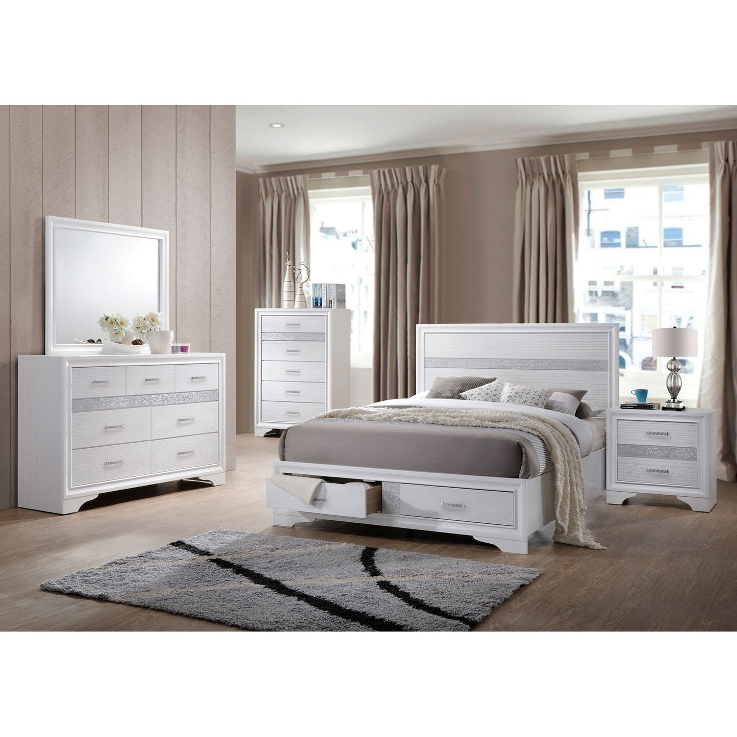 Storage Platform Bed 2 Drawer