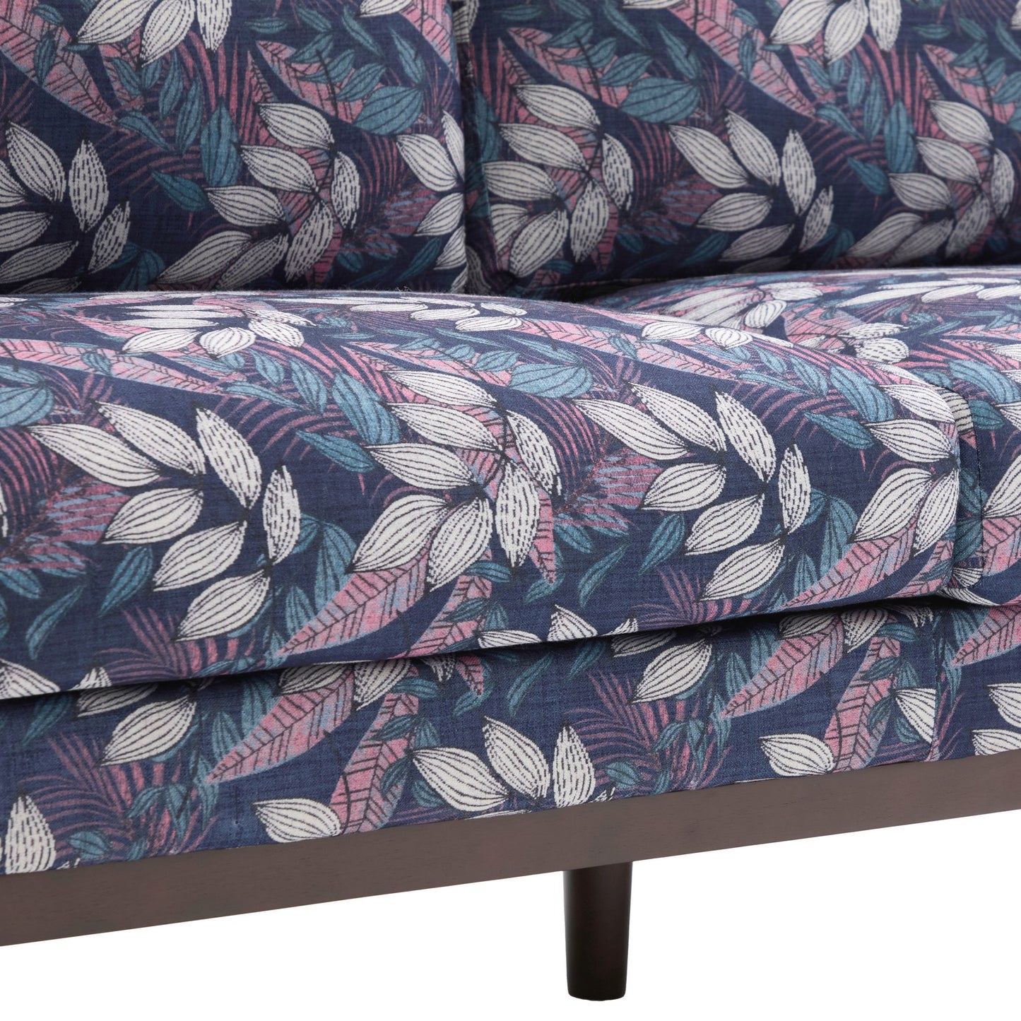 2 Seater Loveseat Sofa With Spacious Seating Area