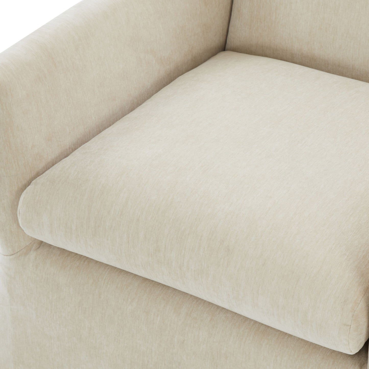Luisa - Skirted Swivel Accent Chair