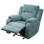 Upholstered Manual Recliner Chair With 3 Adjustable Backrest Positions