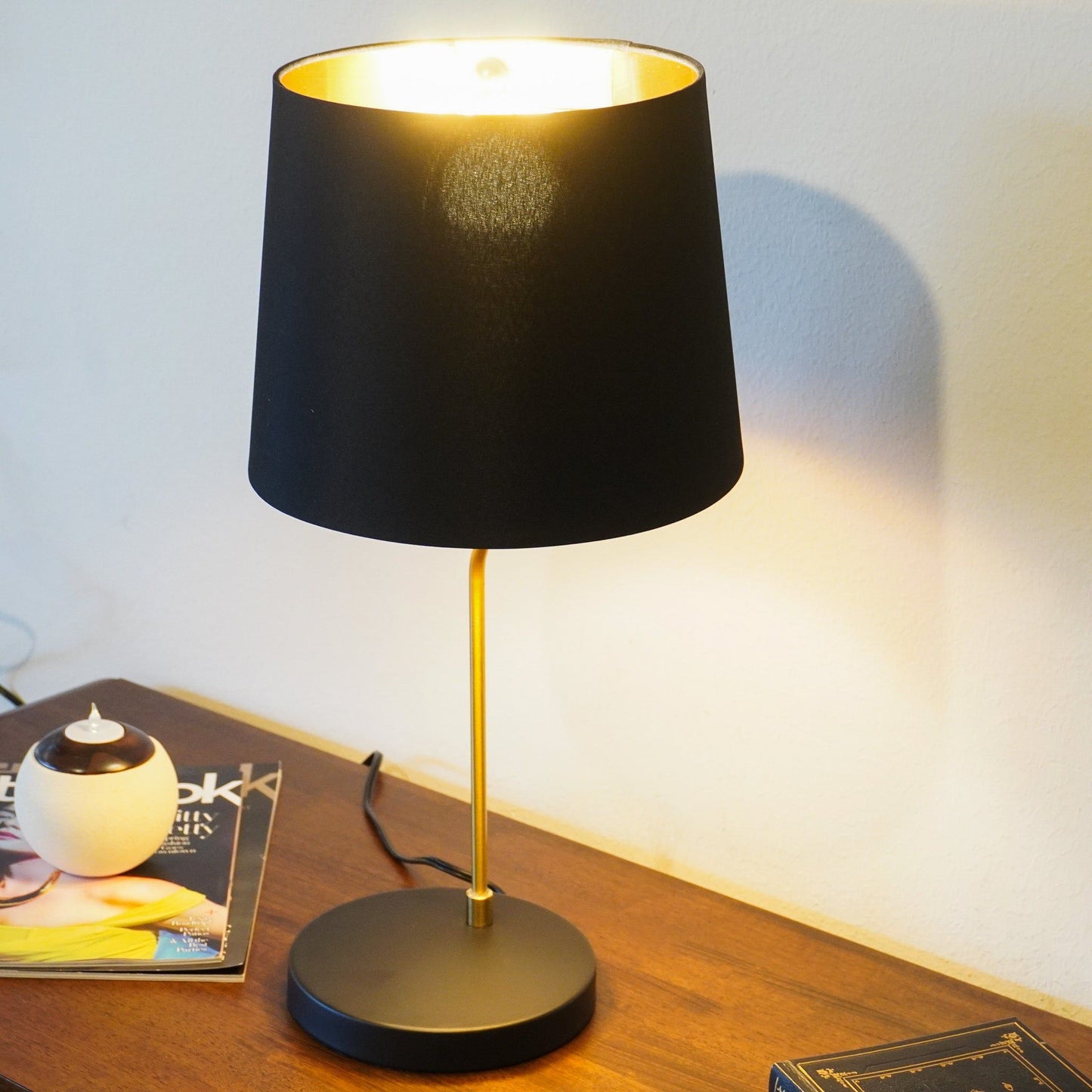 Desk Lamp For Bedside And Table Use - Black