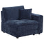 Azure - 6 Piece Upholstered Modular Sectional Sofa - Blue