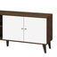 Amidon - TV Stand, With 2 Storage Shelves And 1 Cabinet