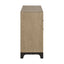 8 Drawer Dresser With Feet And Pulls - Brown