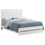 Slatted Headboard Panel Bed
