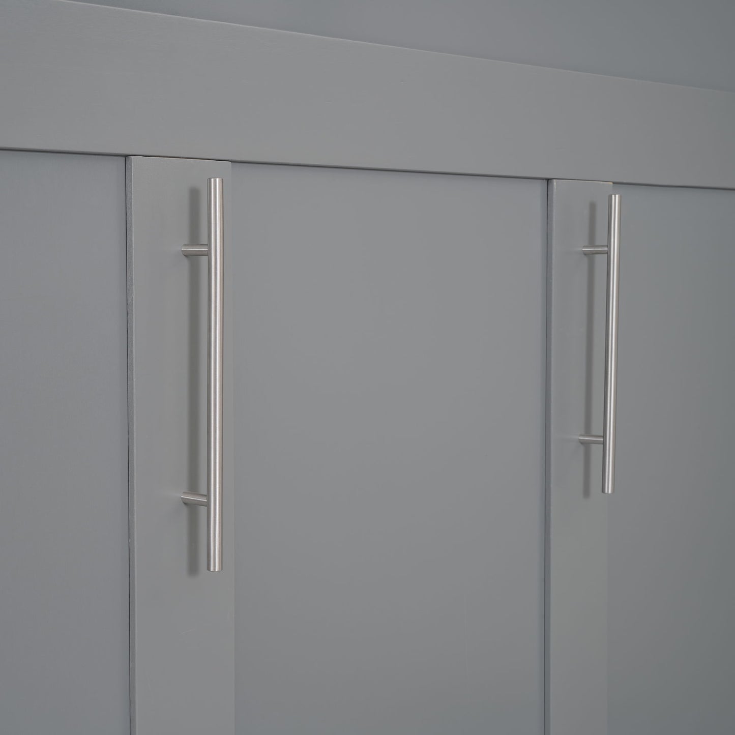 Murphy Wall Bed With LED Lights, Shelves And Drawers