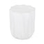 Outdoor Lightweight Concrete Side Table - Antique White