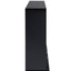 Drisana - Mirrored Fireplace - Black