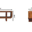 Orion - Curved Media Unit - Brown