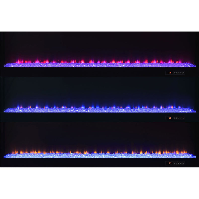 TV Stand Fireplace Console With Bluetooth Speaker
