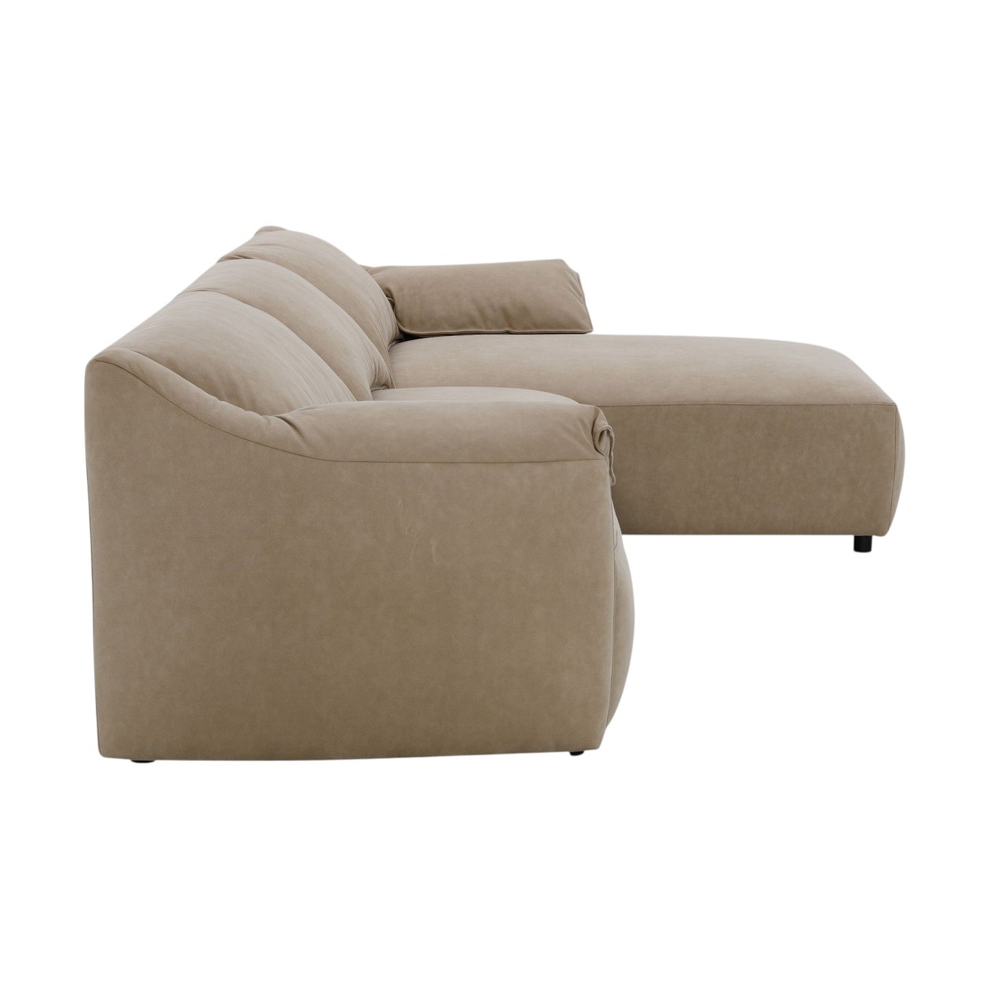 Veata - Sectional Sofa - Light Brown