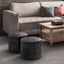 Connor - Handcrafted Round Pouf
