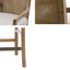 Cane Back Counter Stool With Upholstered Seat - Cream / Reclaimed Natural