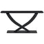 Console Table With Cross Leg Base And Reinforced Support Plate
