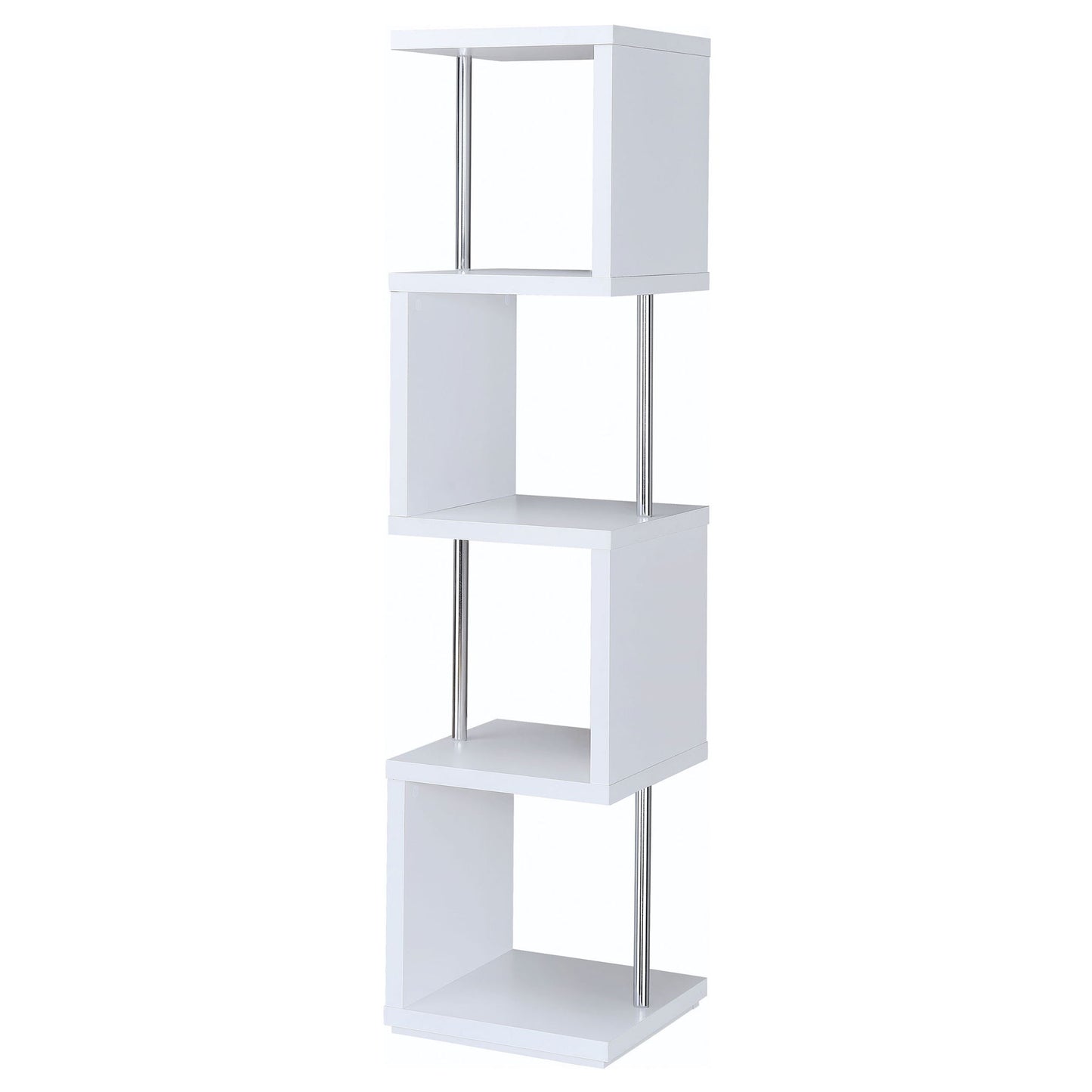 4 Tier Bookcase With Accents