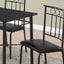 5 Pieces Dining Table Set, Small, Rectangular