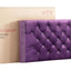 Upholstered Nailhead Trim Chic Bed