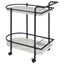Serving Cart With Wine Rack