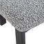 Modern Upholstered Armless Dining Chairs With Metal Legs